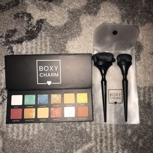 NIB Boxy Charm Palette and Face Brushes